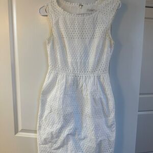 J.Crew white eyelet dress